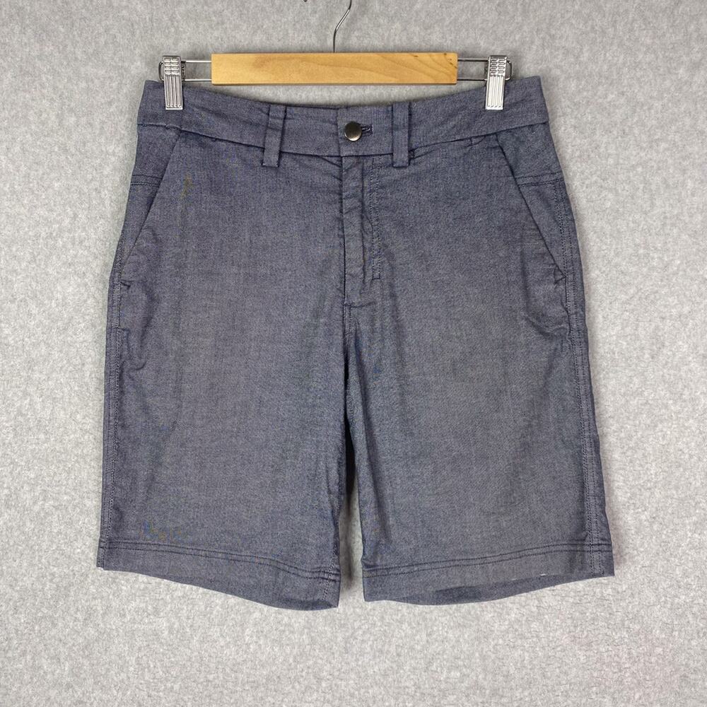 Lululemon Shorts Mens 28 Grey Commission Qwick Oxford 9"